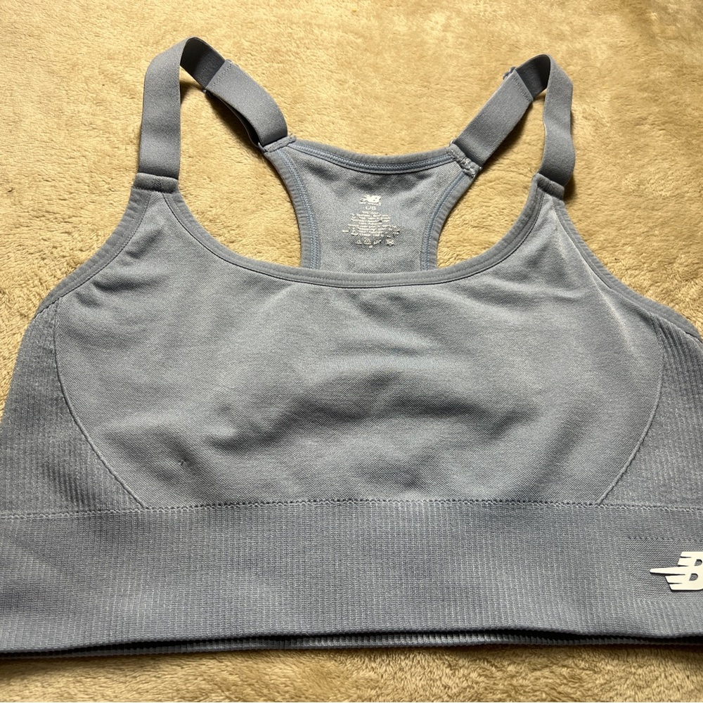 New Balance Blue Sports Bra – Size L